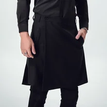 Новая Корейская версия брюк модная юбка-шаровары трофей мужские и женские с параграфом