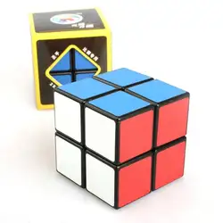 Кубик 2*2*2 Классическая волшебная игрушка ПВХ наклейка блок головоломка скоростной куб детские игрушки кубики волшебный Вьюн кубики для