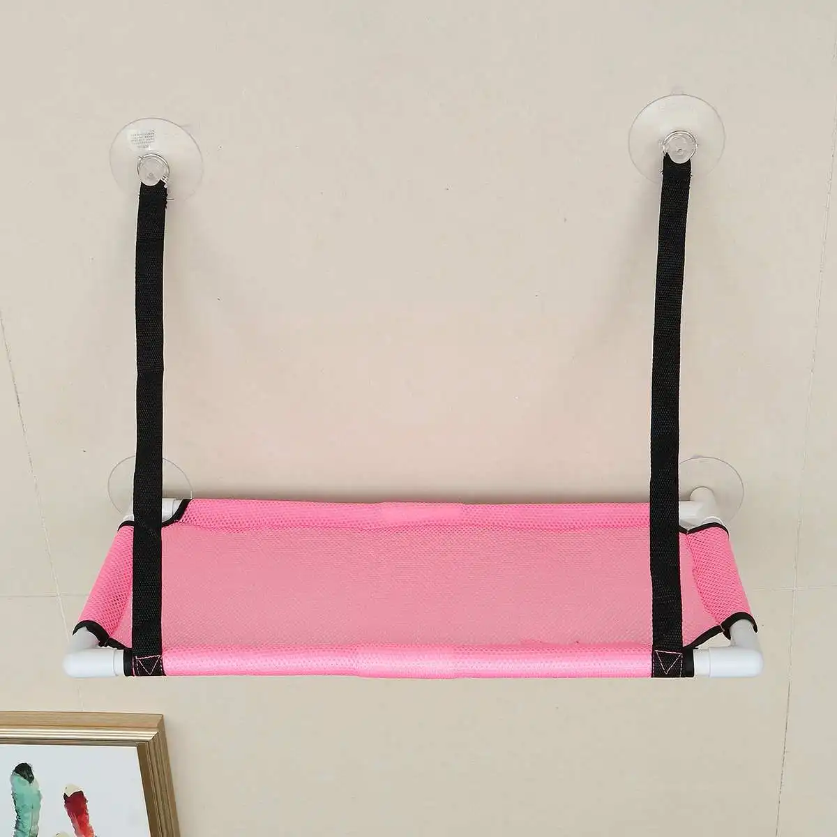 Skup 10Kg hamak dla zwierzęcia domowego kot Basking okno zamontowane siedzenia domu przyssawka wiszące łóżko mata salon koty kotek dostarcza 3 kolory 60x34cm