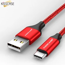 KISSCASE 3A usb type-C кабель для samsung Galaxy S10 S9 S8 USB C мобильный телефон Быстрая зарядка дата кабель для xiaomi redmi note 7