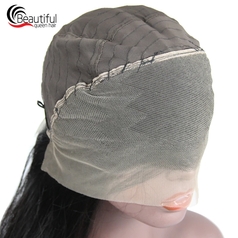 Brazilian 10A Lace Front Human Hair Wig 130% Density Straight Virgin Hair Wig Prepluncked Swiss Lace With Baby Hair 12-24 Inch