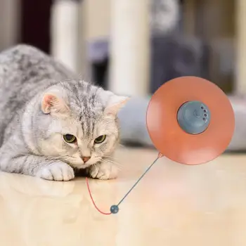 

4 Speeds Cat Toy Electric Rotating Funny Dog Cat Toys Turntable Intellectual Interactive Plastic Pet Cat Amusement Plate Toys