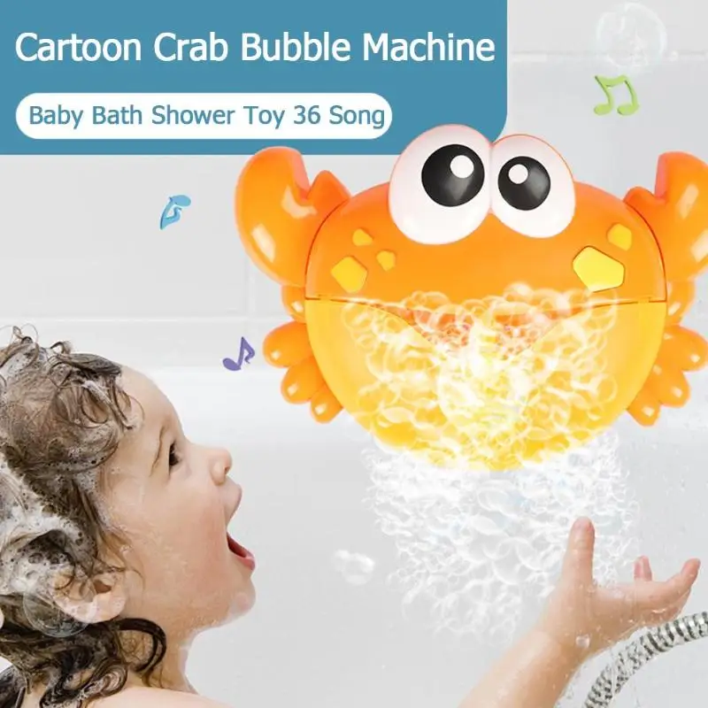 

Kids Automatic Bubble Machine Children Bathroom Bathtub Water Play Games Toys Funny Baby Bath Toy Infant Bubble Blower Maker
