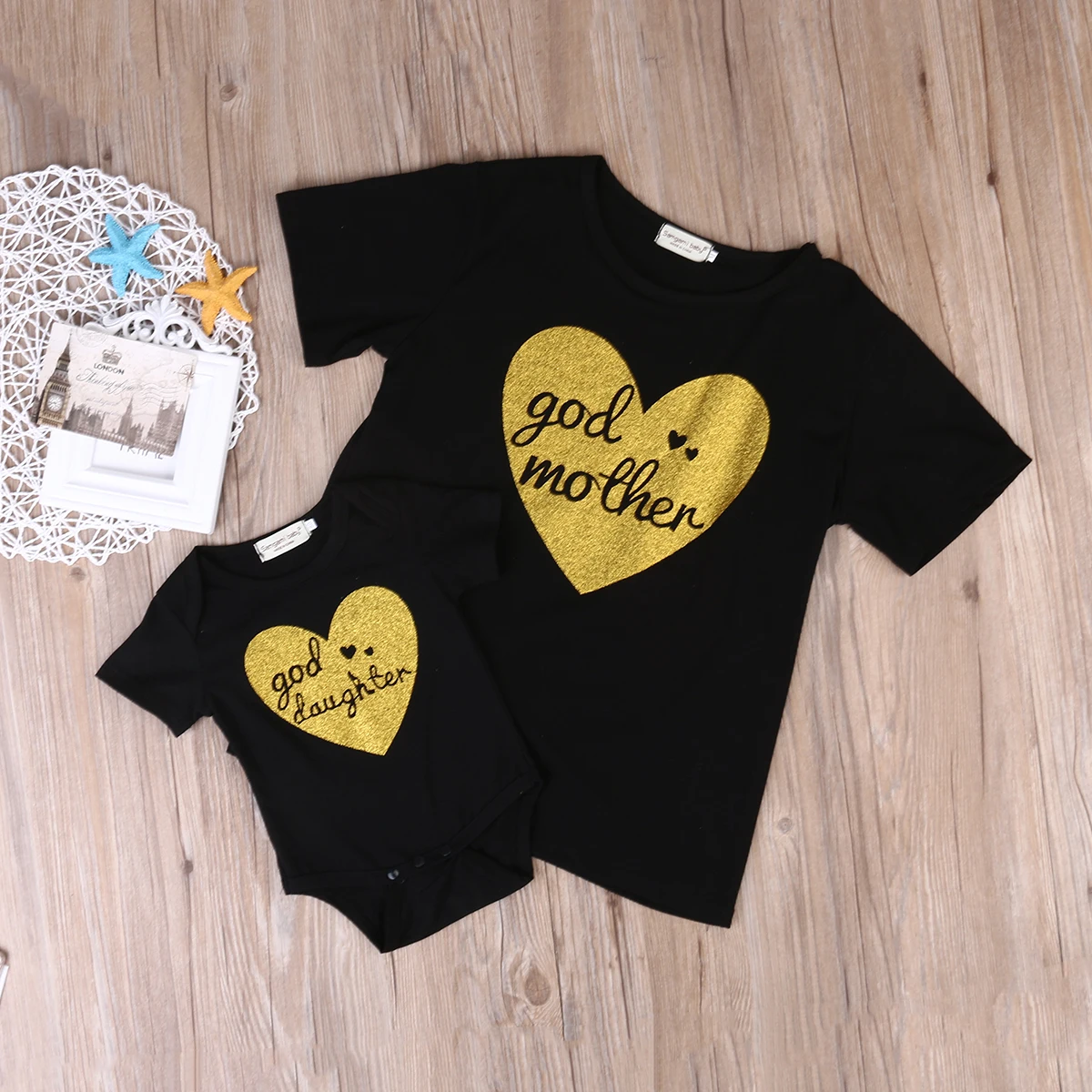

2019 Newly Mother And Daughter Tshirt Toddler Baby Girl Romper Jumpsuit Mama T shirt Baby Bodysuit Kids Clothes Outfits