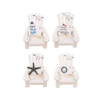 

4 Pcs Mini Chair Miniature Doll House Accessories Landscape Dollhouse Furniture Toys Birthday Gift for Children Kids Adult