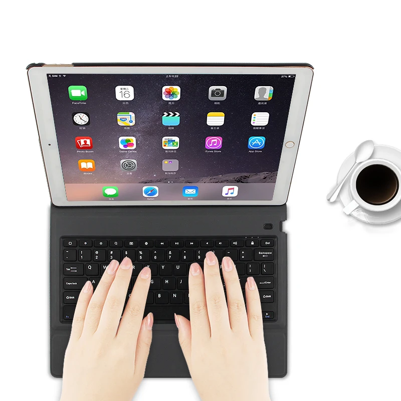 Чехол для iPad Pro 12 9 дюйма Беспроводная Bluetooth клавиатура защитный чехол A1584 A1652|Чехлы