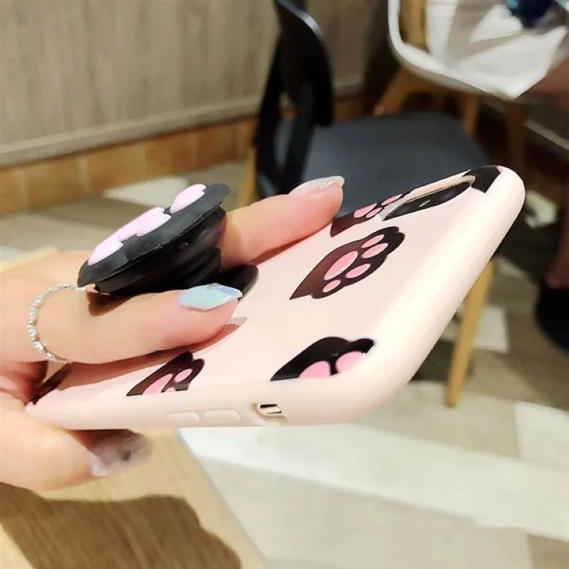 Universal Cartoon Round Mobile Phone Holder With Anti-drop Extensible Airbag Stand Bracket Mount Phone Ring Bracket For Samsung Universal Cartoon Round Mobile Phone Holder With Anti-drop Extensible Airbag Stand Bracket Mount Phone Ring Bracket For Samsung