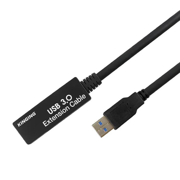 USB 3,0 мужчин и женщин расширение передачи данных Кабель-адаптер 10 м черный