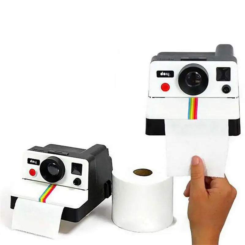 

Retro Cute Camera Paper Towel Paper Holder Tube Toilet Paper Tray Paper Towel Pumping Household Tissue Box Pumping