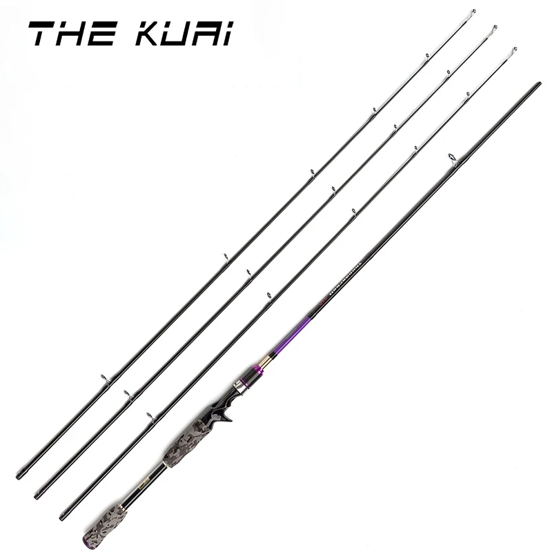 

THEKUAI Casting Fishing Rod M MH ML Power 3 Tips 100 Carbon Baitcasting Rod Lure Rod Fishing Tackle 7 8 Pole Medium Fast