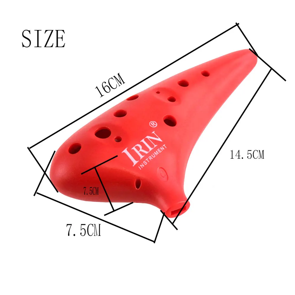 IRIN ocarina 12 Buracos C Key ocarina 12 Hole ocarina Flute Orff-инструменты музыкальные инструменты для детей