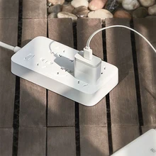 Xiaomi Mijia power Strip 6 розеток включение/выключение питания 2500 Вт 10 а защита от перегрузки для офиса и дома mihome