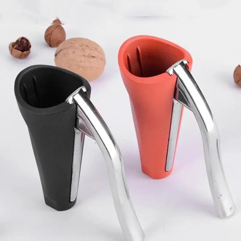 

1 Pcs Aluminum Alloy Walnut Nutcracker Nut Hazelnut Hazel Cracker Funnel Frosted Walnut Clips Walnut Pliers Kitchen Tools