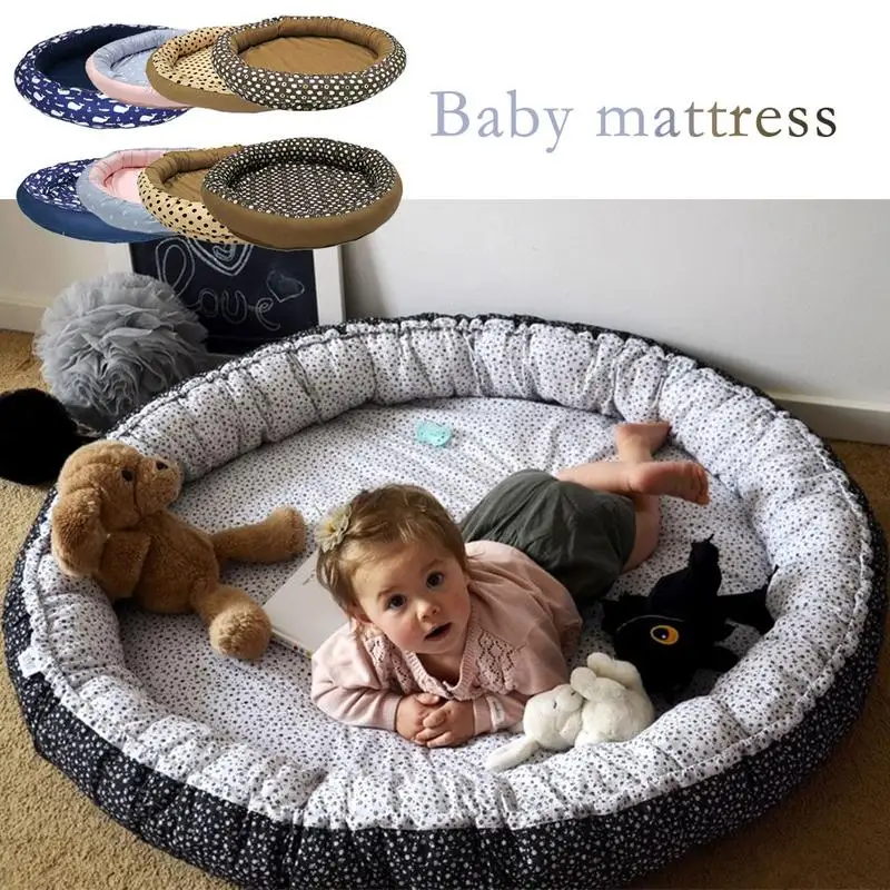 

American 0-5 Years Old Super Large Newborn Baby Bionic Bed Multifunctional Play Cushion Bed Crawling Mat