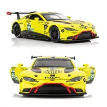 1:32 Aston Martin GTE Le Mans литья под давлением металлические игрушечные машинки отступить звук света гоночный автомобиль коллекция Игрушки из сплава