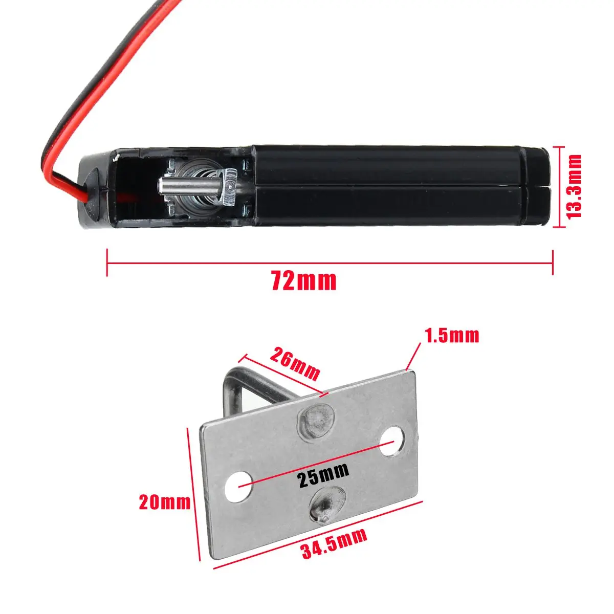 12V 2A Электрический магнитный замок 150 кг/330lb Отказоустойчивая удерживающая сила Электромагнитная система контроля допуска к двери шкафа коробки