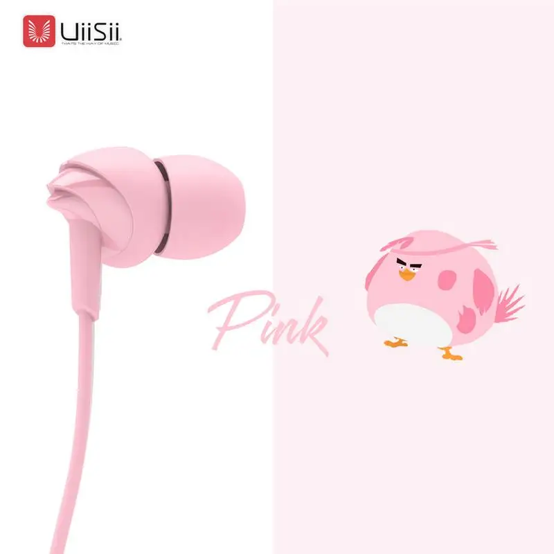 

UiiSii C200 Subwoofer Wired Earphones Universal Earphones Earbuds For IPhone Android Mobie Phone Dedicated In-Line Control Musi