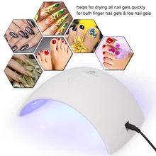 36 Вт УФ светодиодный светильник для ногтей 15 светодиодный s бисер Сушилка для ногтей для всех Гель-лак отверждения машина вилка Европа/США опционально