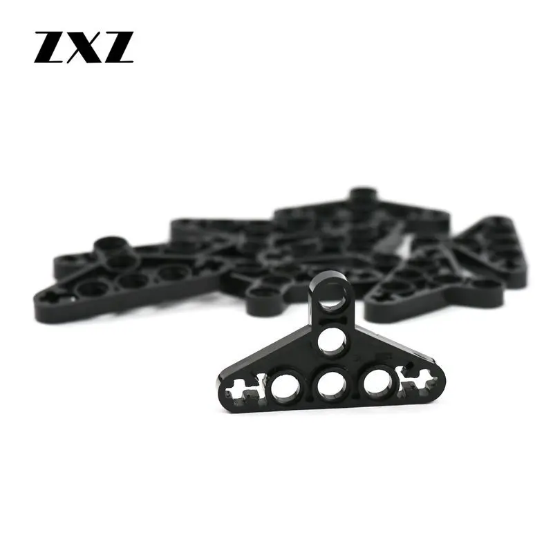 

ZXZ 10PCS Technic Beam triangle Thin 3x5 Mechanical 2905 MOC Building Block Brick Compatible With Legoes Technic Parts Set