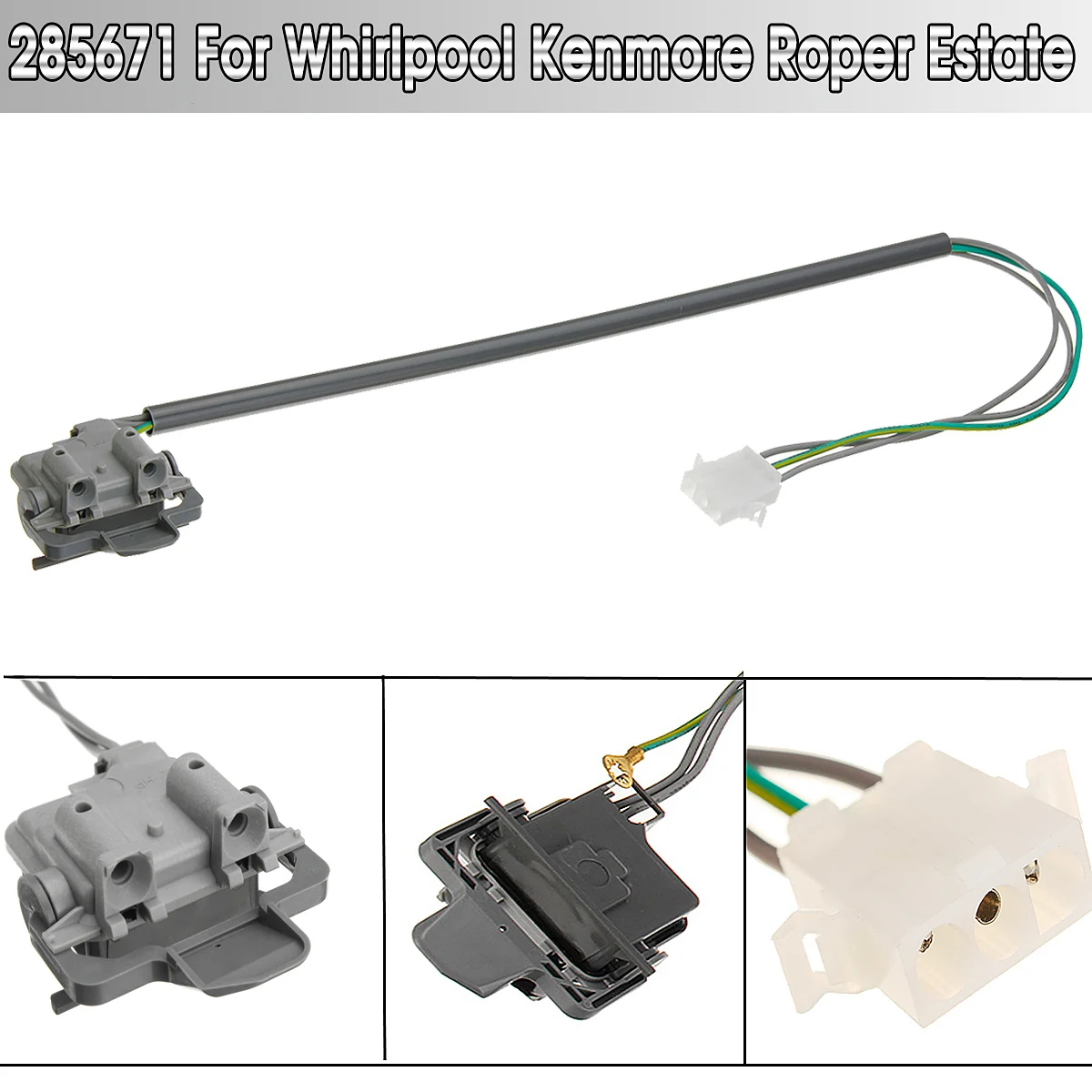 

Washer Washing Machine Door Lid Switch Tools Kit For Whirlpool Roper Estate 285671