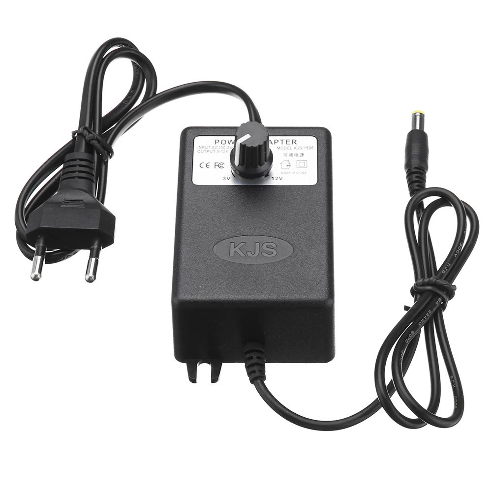 LEORY 3 12V 2A 24W DC адаптер питания Регулируемый напряжения переключение ЕС/США штекер