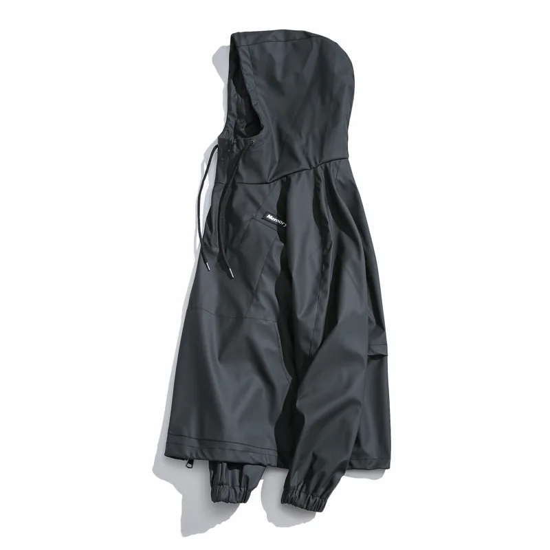 #2526 PU Biker Faux Leather Jacket Men Front Pocket Windbreaker Plus Size 5XL Hip Hop Coat Men Streetwear Jackets With Zipper #2526 PU Biker Faux Leather Jacket Men Front Pocket Windbreaker Plus Size 5XL Hip Hop Coat Men Streetwear Jackets With Zipper