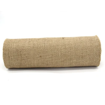 

Hot Sale 10m Burlap Ribbon Table Runner Rustic Wedding Decoration