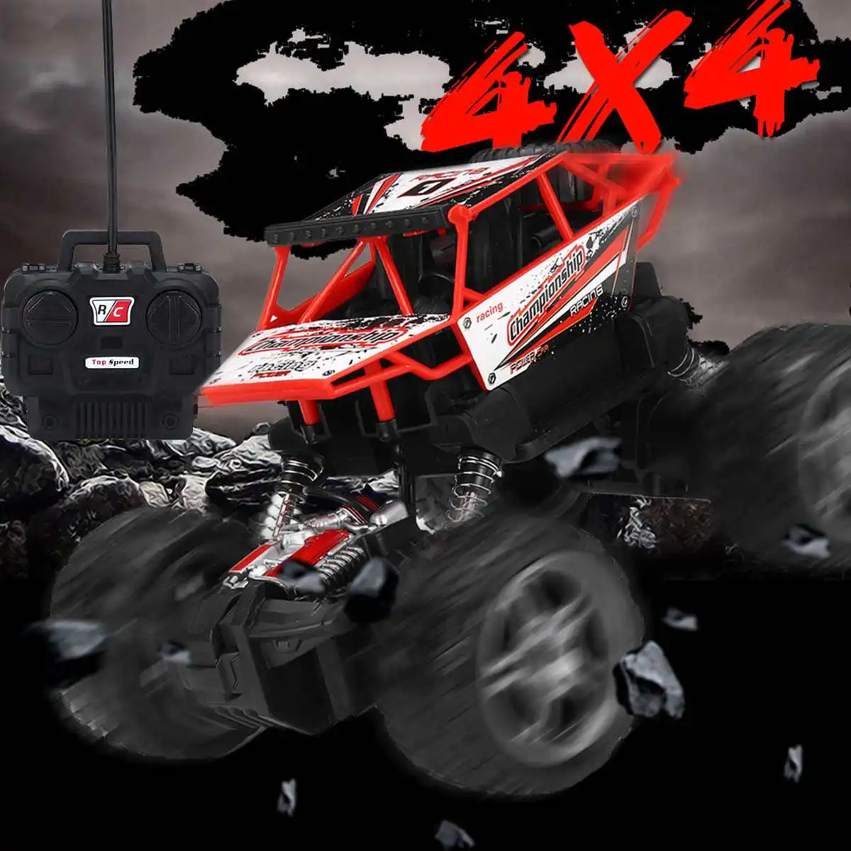 

1/12 4WD High Speed RC Car Model Electric Truck 4X4 Remote Control Off-Road Climbing Vehicle RC Kids Boys Gift Funny Toy