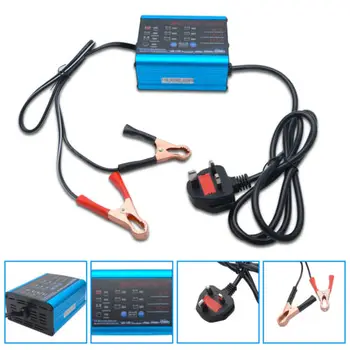 

6 12 Volt 10 6 2 Amp 10a Car Motorcycle Marine Battery Charger Pulse Repair Type UK Plug