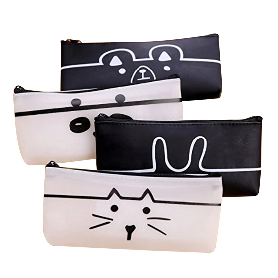 

Countryside Flower Floral Pencil Pen Case Cosmetic Makeup Bag Set of 4 (Team6)
