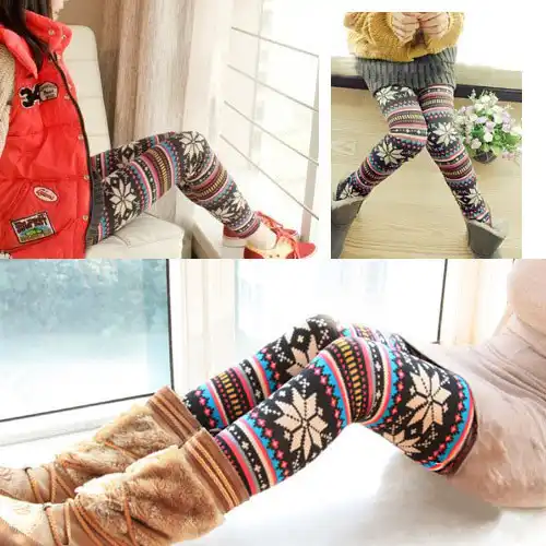 calça forrada inverno feminina