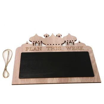 

DIY Eid Mubarak Muslim Islam Ramadan Wooden Decoration Home Decor Wall Pendants Crafts