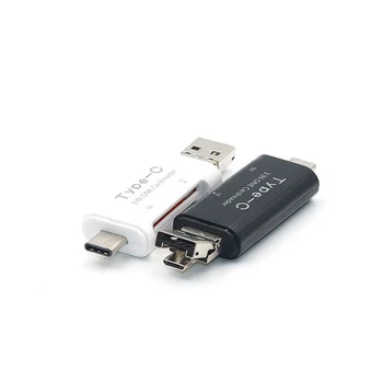

2 In 1 Type C Otg Micro Usb Card Reader SD TF USB Memory OTG Card Reader For Phone