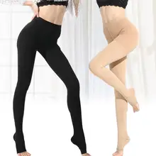 Вторичные компрессионные силиконовые Нескользящие колготки эластичные носки с открытыми пальцами женские колготки классическая Маленькая в горошек шелковые чулки