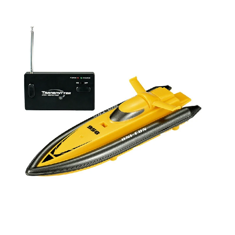 Remote Control Boat Speedboat 2.4Ghz Mini Remote Control Rowing Boat Motor Boat Toy Children Electric Toy Boat Model Remote Co