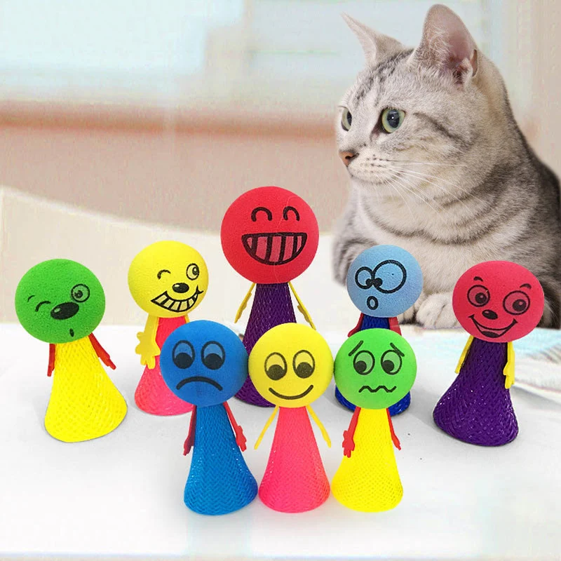 Игрушки для игр прыжки для кошек Популярные забавные прыгающие игрушки Аксессуары для домашних животных надувные шарики игрушки для щенков Высокое качество 1 шт. игрушка для кошек