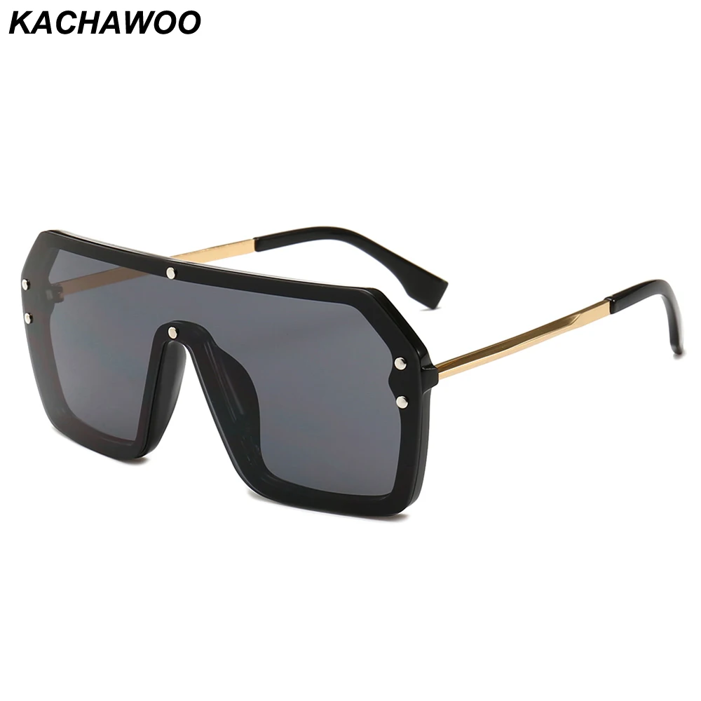 Мужские и женские квадратные очки Kachawoo красные желтые синие солнцезащитные