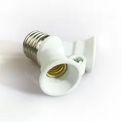 2in1 E14 винт база свет лампочка, розетка светодиодный 1-2 Splitter адаптер конвертер