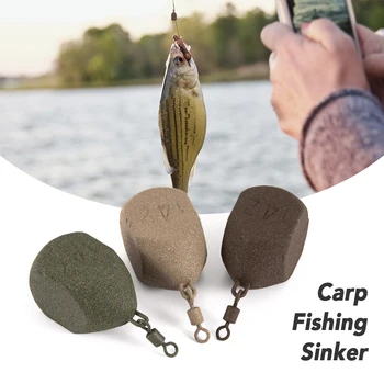 

Fishing Sinker 71G / 85G / 99G / 127G / 142G Eco-Friendly Fishing Lure Weights with Rigs Swivel Carp Fishing Tackles