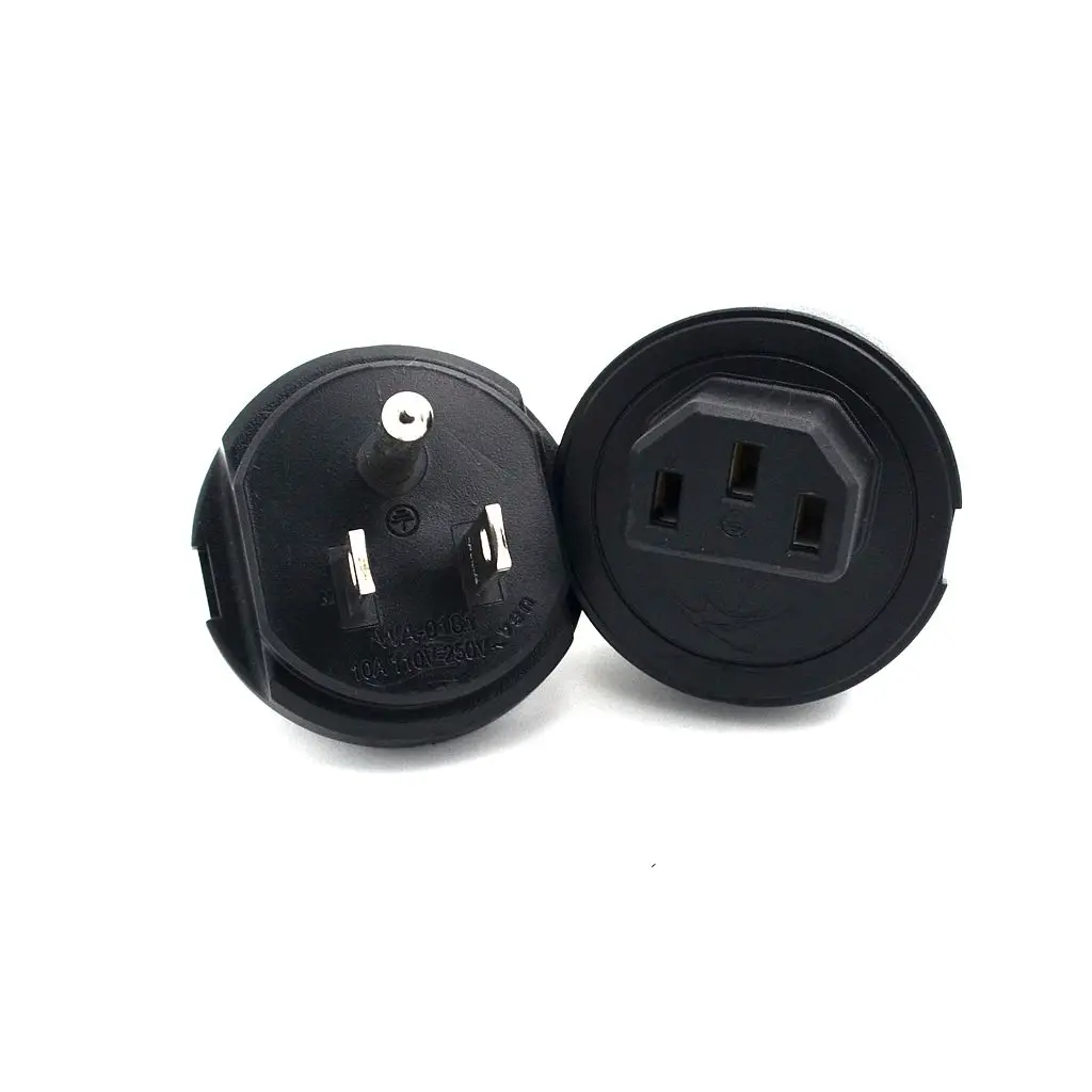 

Wa-0181 Usa Power Adapter Us 3 Pin Male Plug Iec 320 C13 Socket Female Power Connector Iec320 C13 To Usa Us American Standard
