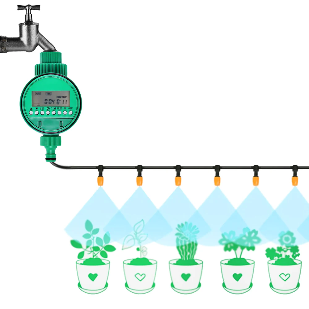 

Smart Automatic Intelligent Watering Timer Irrigation Controller High Quality Plastic Material Durable Lightweight Irrigation