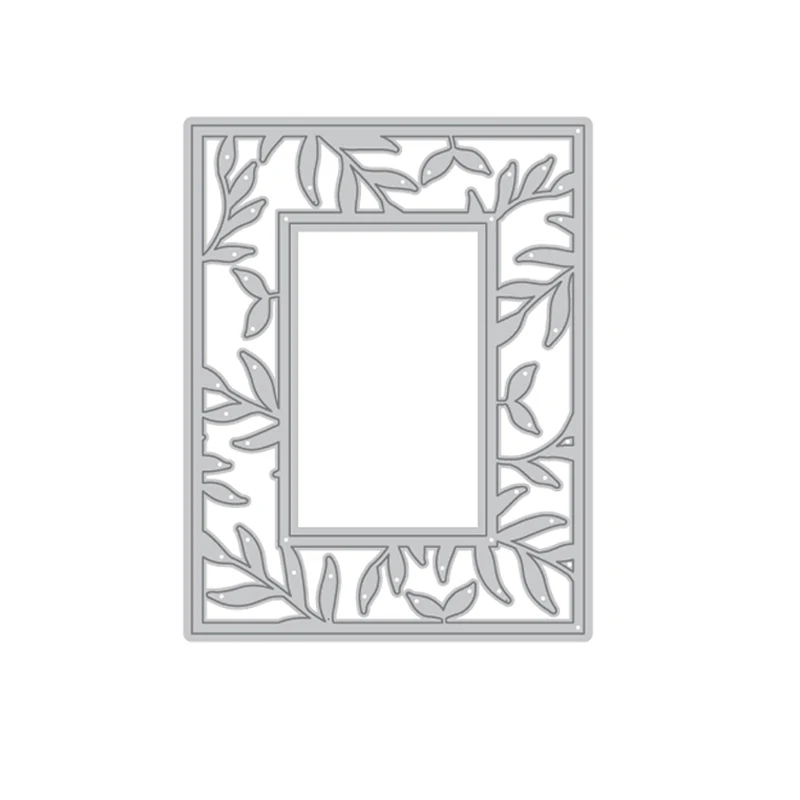 New Leaf Frame Metal Cutting Dies 2018 Stencils for DIY Scrapbooking Paper Card Album Photo Embossing 10.80x13.97cm | Дом и сад