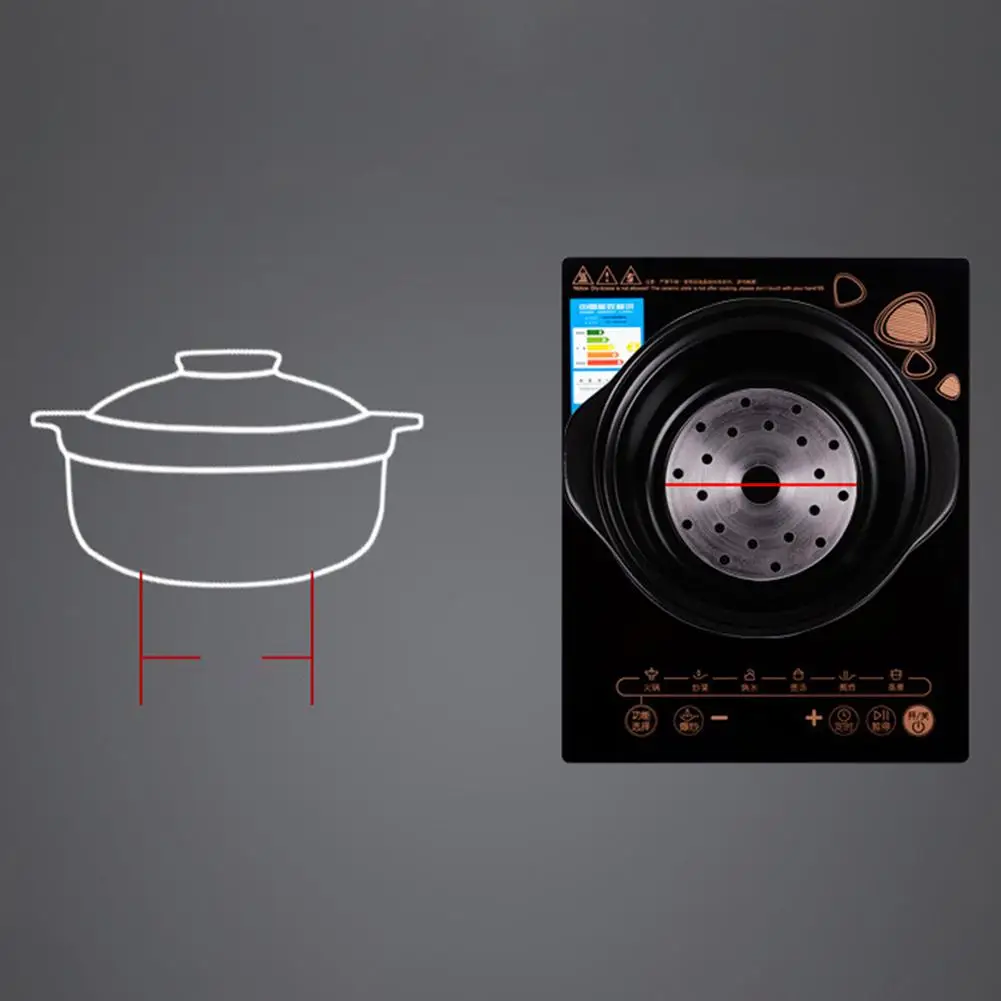 

16.5 cm Induction Cooktop Converter Disk Stainless Steel Plate Cookware for Magnetic Induction Cooker Thermal Guide Plate