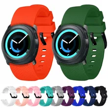 20 мм спортивные силиконовые ремешки для часов samsung gear Спортивные Мягкие силиконовые ремешки для замены браслета резиновые ремешки на запястье 20 мм