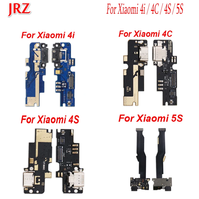 

JRZ New For Xiaomi Mi 4S Mi 4i Usb Charging Port Pcb Board Flex Cable Dock Connector Parts Flex For Xiaomi Mi 4C Mi 5S