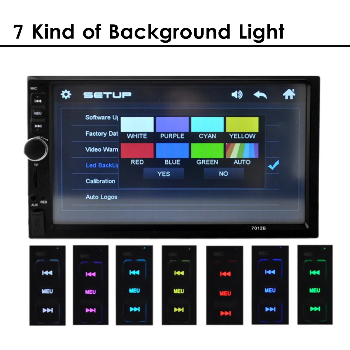 

Car MP5 Player bluetooth Touch-screen 7 Inch 2 DIN Multimedia Stereo Radio Camera Autoradio bluetooth Rear View Camera Remote Co