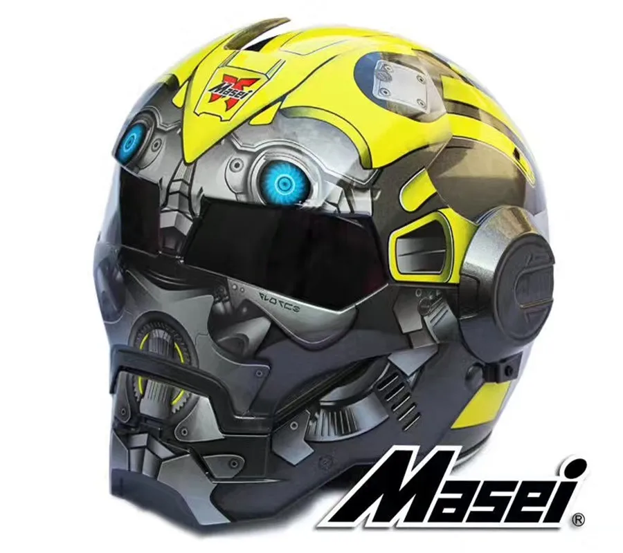 New motorcycle helmet Iron Man /"Masei/" open face half helmet High quality Biker