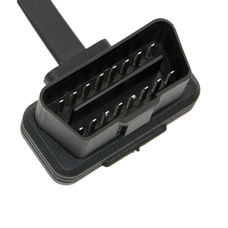 60 см 16 контактный разъем автомобильный адаптер кабель плоский папа мама OBD2 ODBII