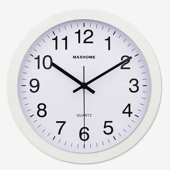 

Living Room Metal Resin Mute Home Electronic Digital Simple European Modern Office Needle Round New Wall Clocks