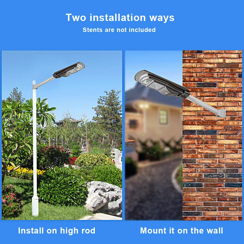 

Professional LED Solar Lamp 6V 20W LED Solar Powered Wall Street Light PIR Motion Outdoor Garden Lamp